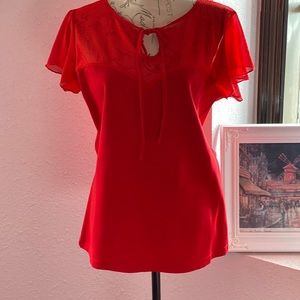 Voodoo Vixen Blouse in Red